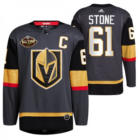 Herren Eishockey Vegas Golden Knights Trikot Mark Stone 61 2022 NHL All-Star Schwarz Authentic